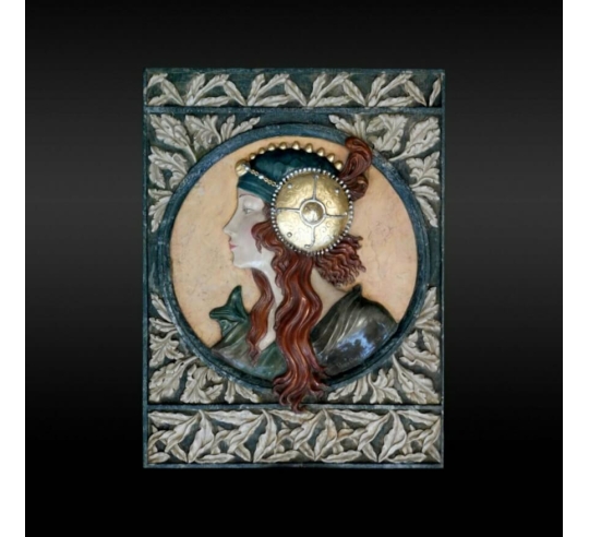 Tableau en relief Têtes byzantines, la Blonde...