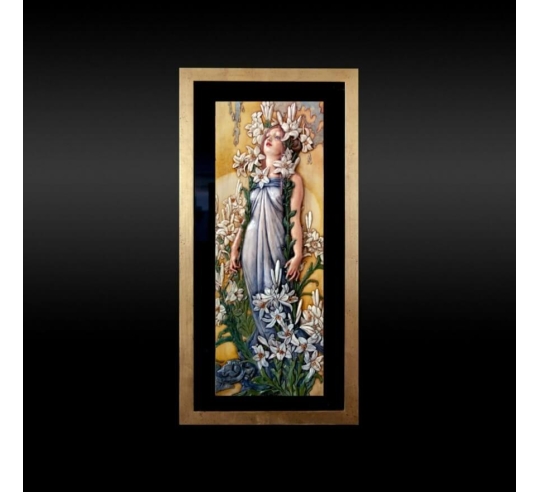 Tableau en relief les Fleurs, le Lys d'après...