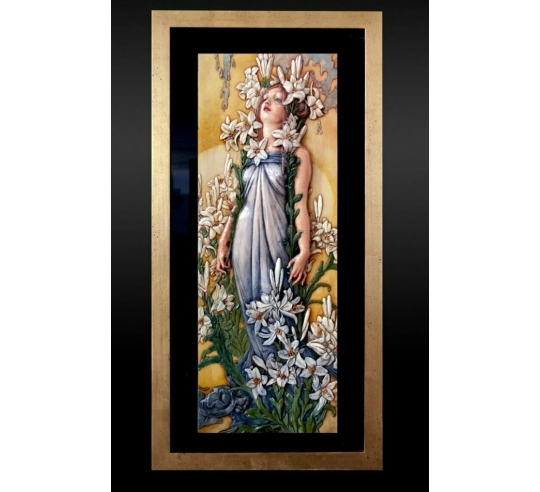 Tableau en relief les Fleurs, le Lys d'après...