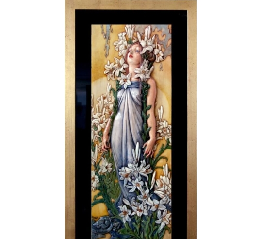 Tableau en relief les Fleurs, le Lys d'après...