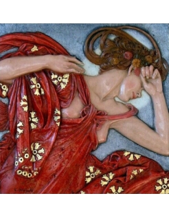 Cuadro en relieve La Luna y las estrellas, fragmento de...