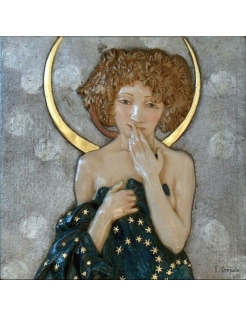 Tableau en relief La Lune et les Étoiles, Fragment de...