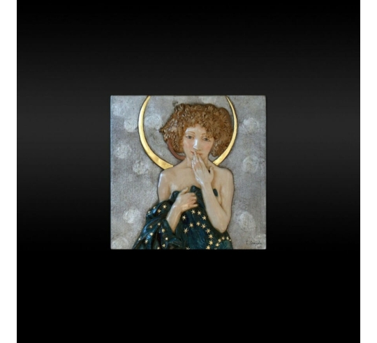 Relief painting The Moon and Stars, Fragment of...
