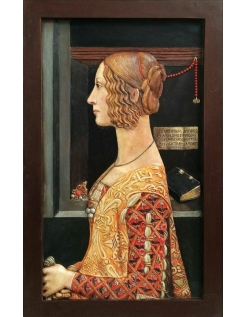 Cuadro en relieve Retrato de Giovanna Tornabuoni según...
