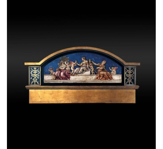 Tableau en relief Les Vertus cardinales et...