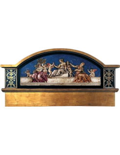 Cuadro en relieve Las virtudes cardinales y teologales,...