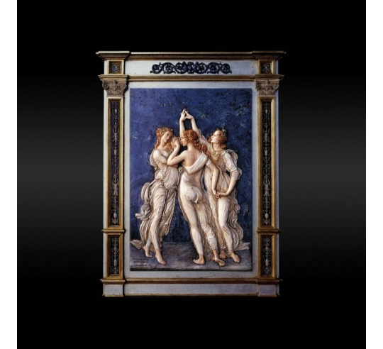 Relief painting The Three Graces, Spring after...