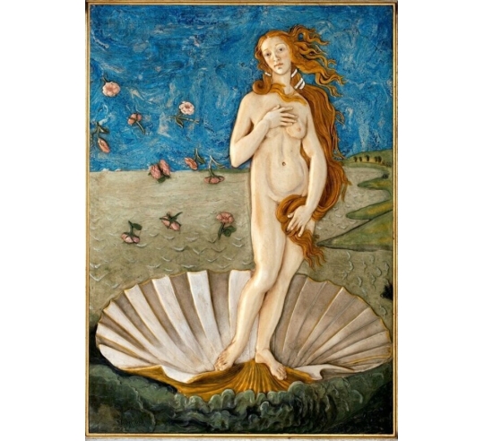 Tableau en relief La Naissance de Vénus ou...