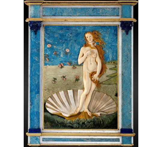 Tableau en relief La Naissance de Vénus ou...