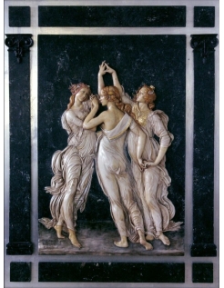 Cuadro en relieve Las Tres Gracias, Primavera, según...
