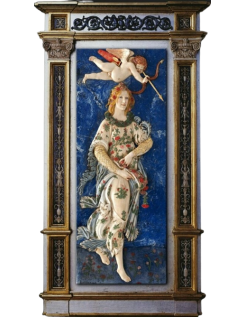 Cuadro en relieve, Flora diosa de la juventud y la...