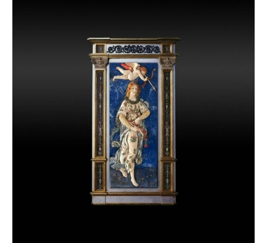 Tableau en relief, Flora déesse de la jeunesse...