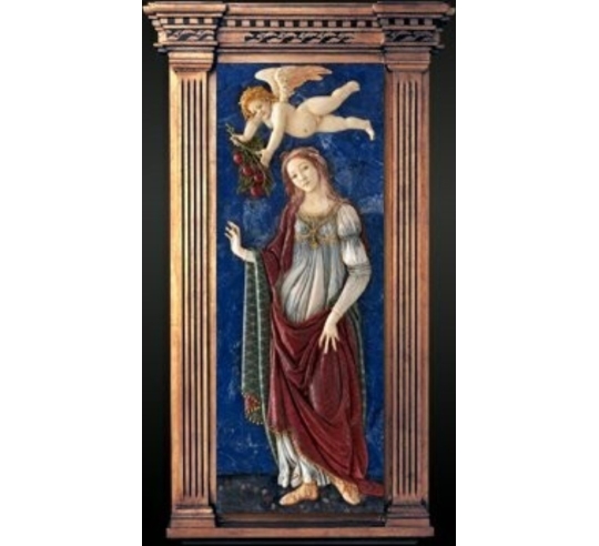 Tableau en relief, Vénus accompagnée de...