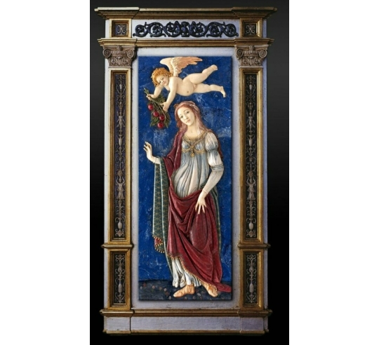 Tableau en relief, Vénus accompagnée de...