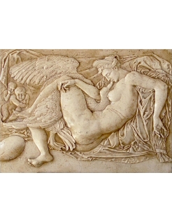 Cuadro en relieve Leda y el cisne según una pintura...