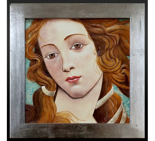Tableau en relief, Portrait de Vénus, détail de...