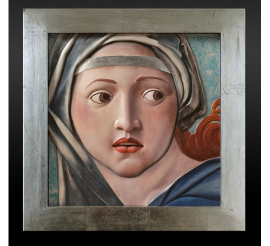 Cuadro en relieve, Retrato de la Sibila de...