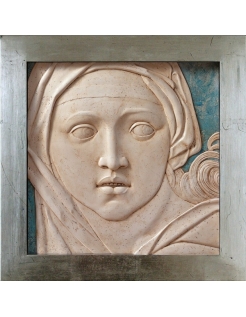 Cuadro en relieve, Retrato de la Sibila de Delfos según...