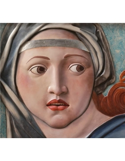 Cuadro en relieve, Retrato de la Sibila de Delfos según...