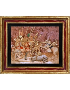 Tableau en relief La Bataille de San Romano, panneau des...