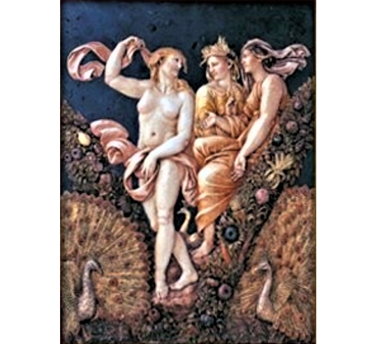 Cuadro en relieve Venus suplicando a Ceres y...