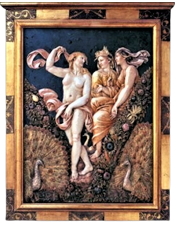 Cuadro en relieve Venus suplicando a Ceres y Juno que se...