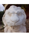 Head of lion in reconstituted stone