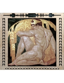 Tableau en relief Mercure, messager des  dieux inspiré de...