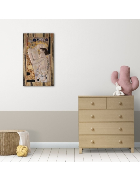 Tableau en relief La Maternité d'après Gustav Klimt.