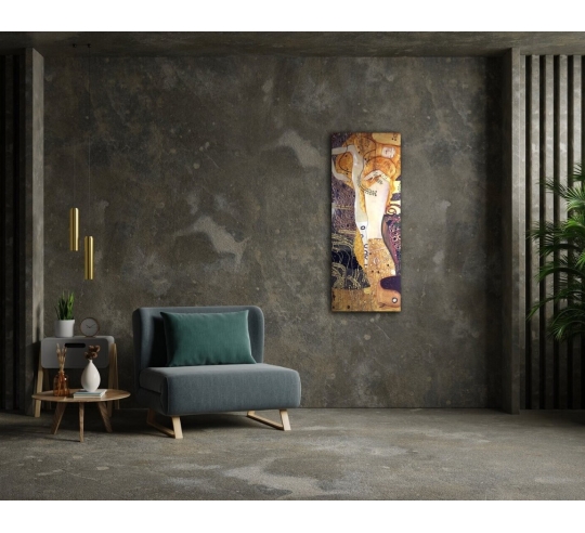 Cuadro en relieve Serpientes de agua I, según...