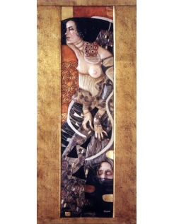 Tableau en relief Judith II (Salomé) d'après Gustav Klimt.