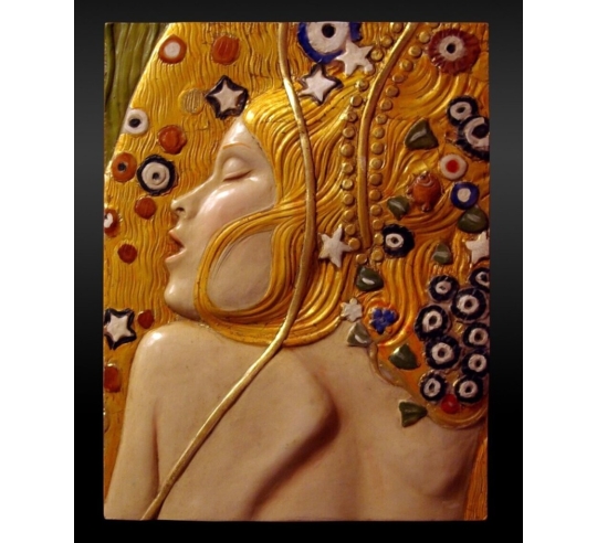 Relief painting Water Snakes II after Gustav...