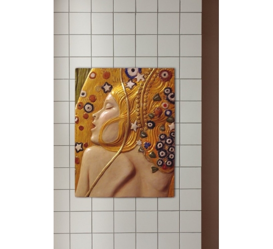 Relief painting Water Snakes II after Gustav...