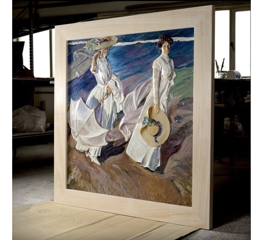 Relief painting Promenade by the Sea after...