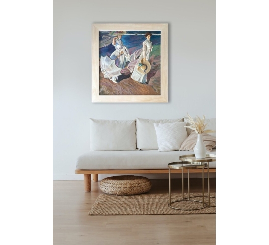 Relief painting Promenade by the Sea after...