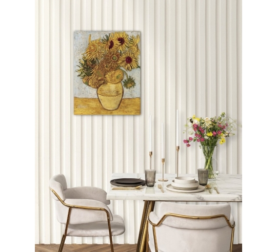 Relief painting The Sunflowers, after the...