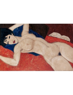 Tableau en relief Nu couché d'après Amédéo Modigliani.
