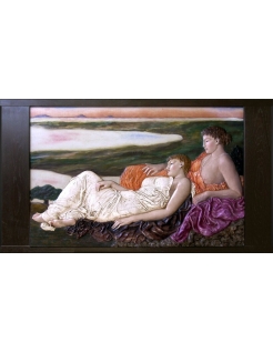 Tableau en relief Ydille d'après Sir Frederic Leighton.