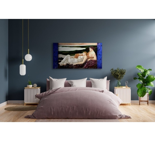 Tableau en relief Ydille d'après Sir Frederic...