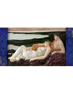 Tableau en relief Ydille d'après Sir Frederic Leighton.