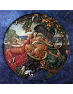 Tableau en relief Le jardin des Hespérides d'après Sir...