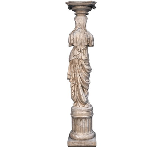 Statue de Cariatide d'après Jean Goujon, musée...