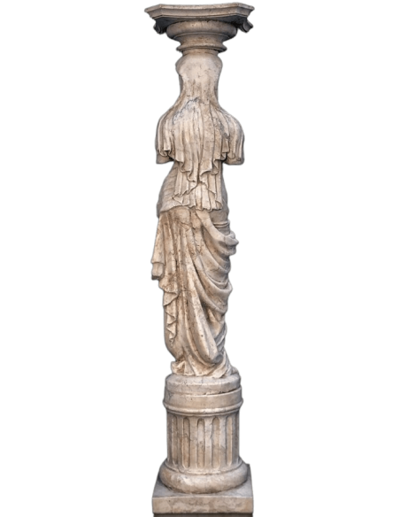 Statue de Cariatide d'après Jean Goujon, musée du Louvre.