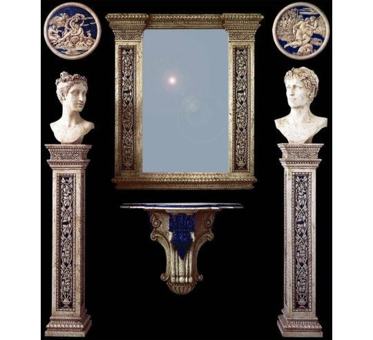 Buste du général Jules César jeune, conquérant...