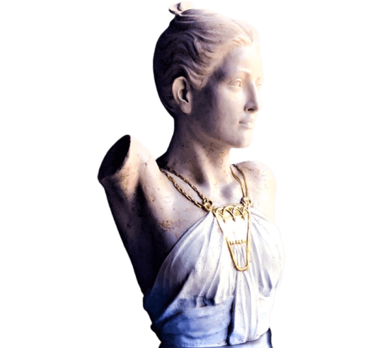 Busto de Diana, diosa de la caza, la guerra y...