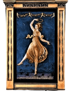 Tableau en relief la danseuse II d'après Antonio Canova,...