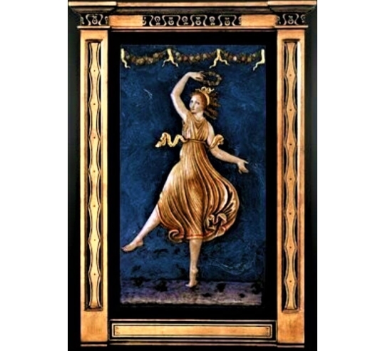 Tryptique en relief La danse des trois Grâces...