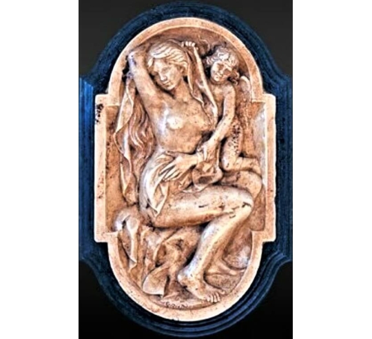 Tableau en relief, Cérès sortant du bain...