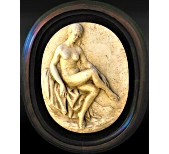 Bajorrelieve Venus en el baño I inspirado por...