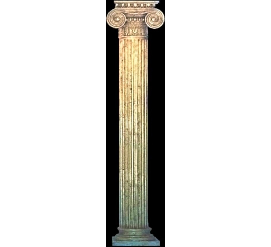 Colonne de style ionique.